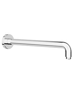 AquaCraft shower arm wall-mounted, chrome-plated | 300 mm metal shower arm | Wall arm for Kopfbrausen | Standard connection 2000 /2 inch | Shower accessories for rain showers